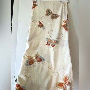Vintage butterfly twin top sheet